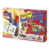 Детский конструктор ARTEC "Game Creator 20 логических игр" Знаток, картонная коробка 130 деталей