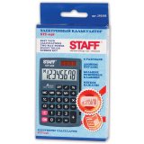 Калькулятор карманный STAFF STF-638, 8 разрядов, двойное питание