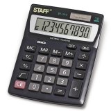 Калькулятор настольный STAFF STF-1210, 10 разрядный, двойное питание