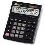 Калькулятор настольный STAFF STF-2512, 12 разрядный с двойным питанием