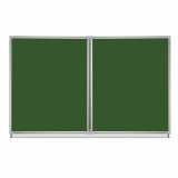 Магнитная доска для мела триптих BRAUBERG 100*150/300см, 231707