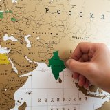 Карта Мира со скретч слоем TrueMap