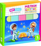 Набор цветных мелков асфальтовых ArtSpace 5шт