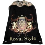 Мешок для обуви 1 отделение "Royal Style", карман на молнии