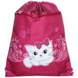 Мешок для обуви 2 отделения "Funny Kitty" 45*35см