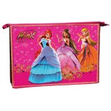 Папка для тетрадей 2 отделения, А4, "Winx", на молнии