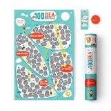 Детский постер для мотивации «100 дел Junior Edition»