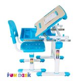 Детская парта для рисования и стул Bambino Blue Fundesk