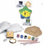 Набор для творчества арт-часы «ЛЯГУШОНОК» (DIY Frog clock making kit)